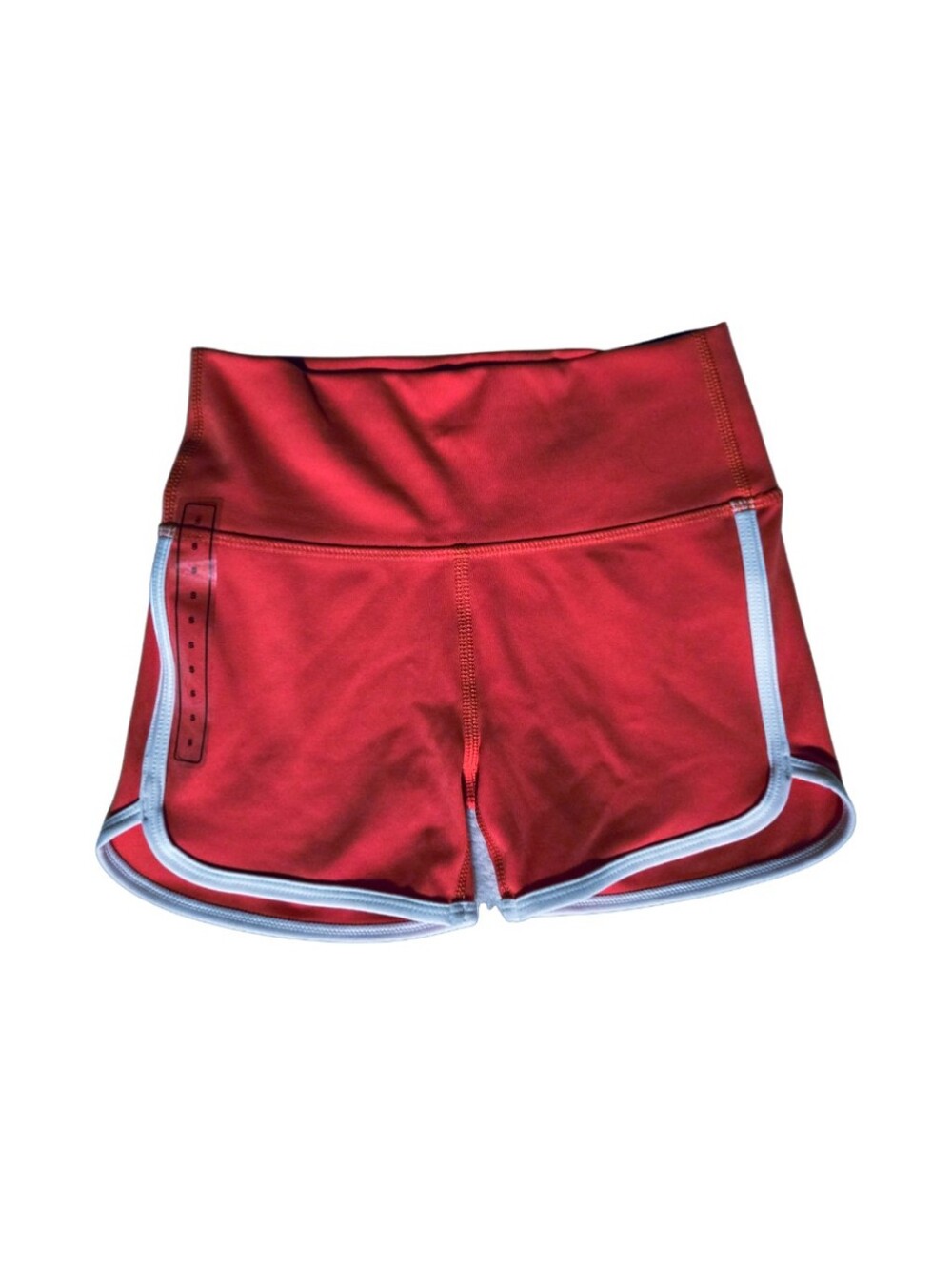 DSG Girl's Coral Red High-Rise 3" Athletic Shorts Small 8/9